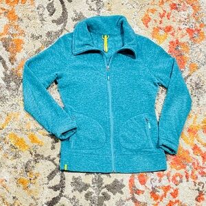Lole Jacket Womens Small Activewear Soft Fleece Full Zip Coat Long Sleeve
Blue